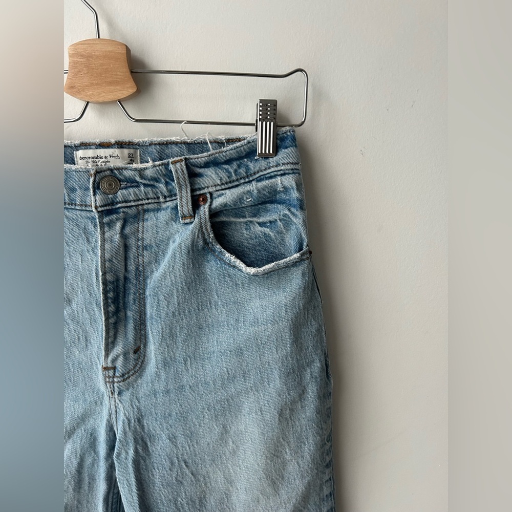 Abercrombie and Fitch the 90’s straight ultra high rise jeans - Picture 7 of 11